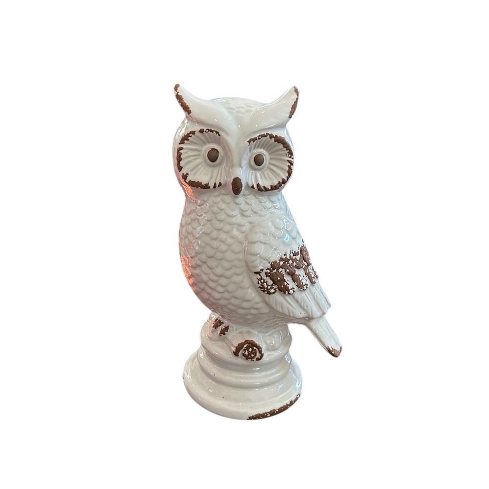 Ceramic Owl Figurine